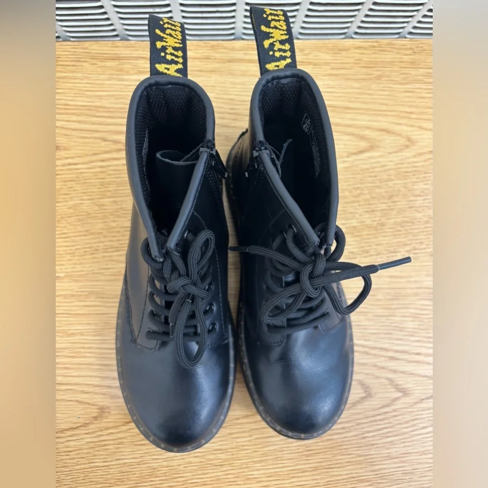 Dr. Martens Black Kids Boots